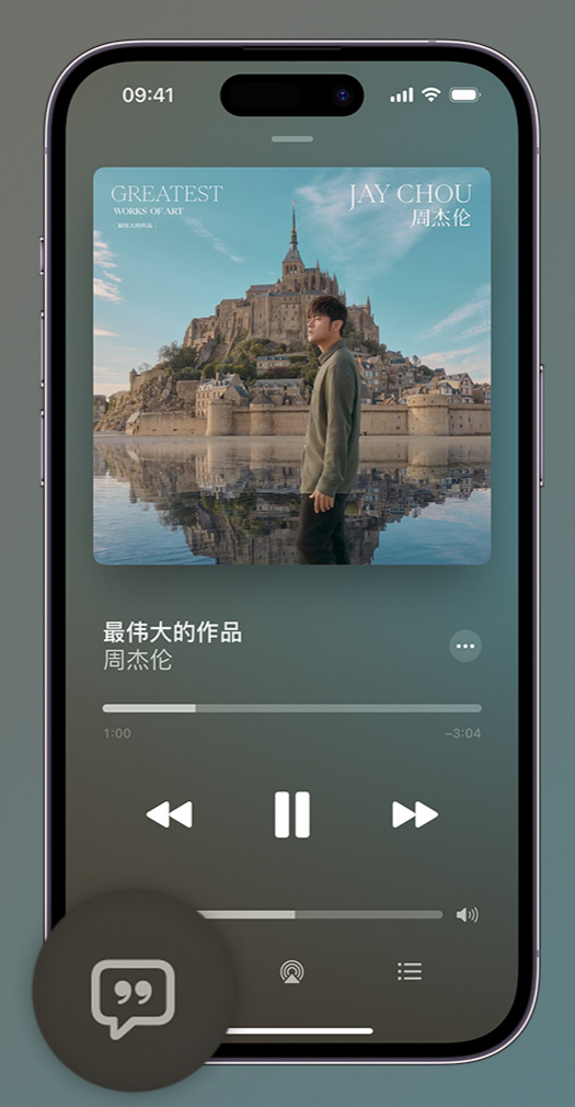 曲靖iphone维修分享如何在iPhone上使用Apple Music全新唱歌功能 