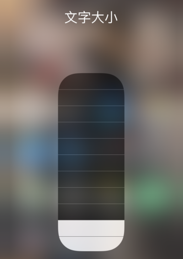 曲靖苹果手机维修分享小技巧：在 iPhone 控制中心快速调节字体大小 